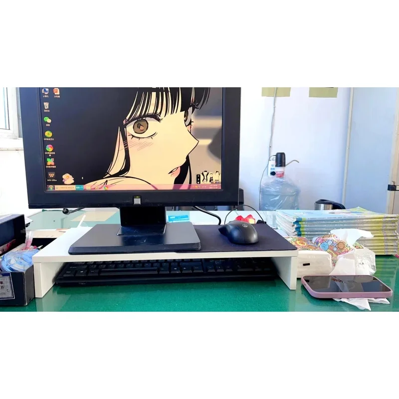 Monitor Riser Stand - Ergonomic Laptop Stand Desk Organizer Keyboard Storage Gaming Desk Office Furniture