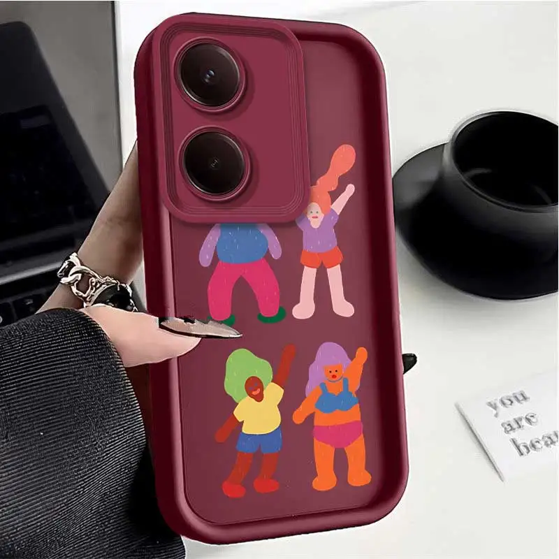 Y100 Close Friends Sky Eye Ladder Phone Case For VIVO Y91 Y89 Y85 Y78 Y77 Y76 Y75 Y67 Y66 Y65 Y56 Y55 Y52S Y50 Y38 Cover