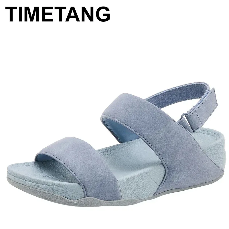 

2025 Women's Sandals Suit Female Beige Large Size Summer Heels Black Big Girls Clogs Fashion Comfort Low Casual