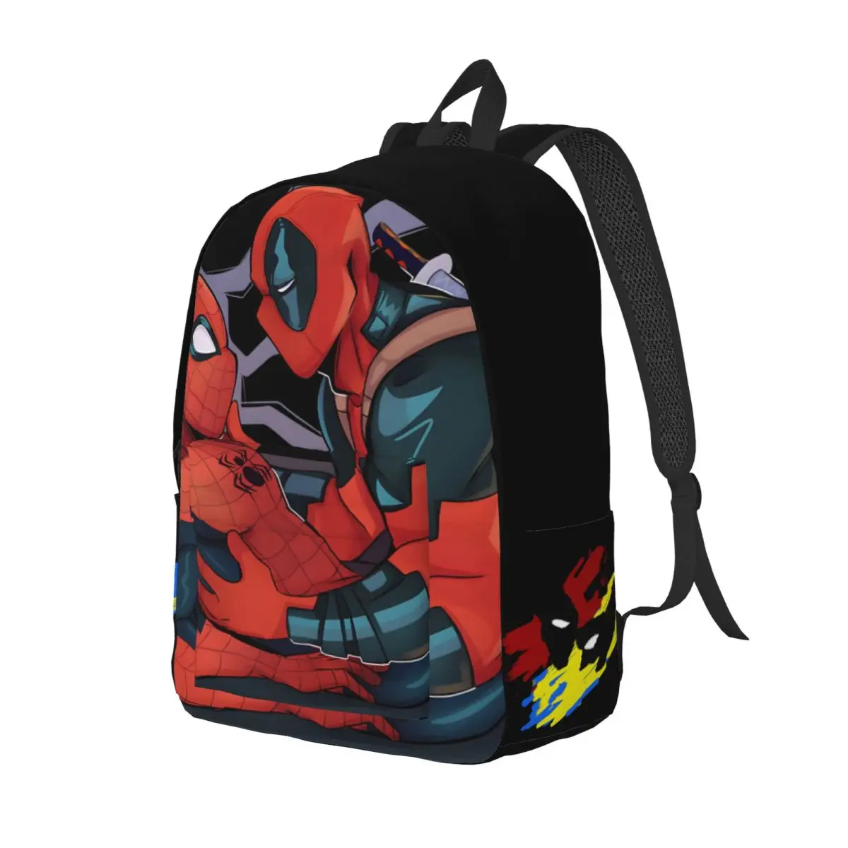 Birthday Gift Popular Movies Retro Washable Rucksack Deadpool & Wolverine Super Quality Grils Schoolbag Campus