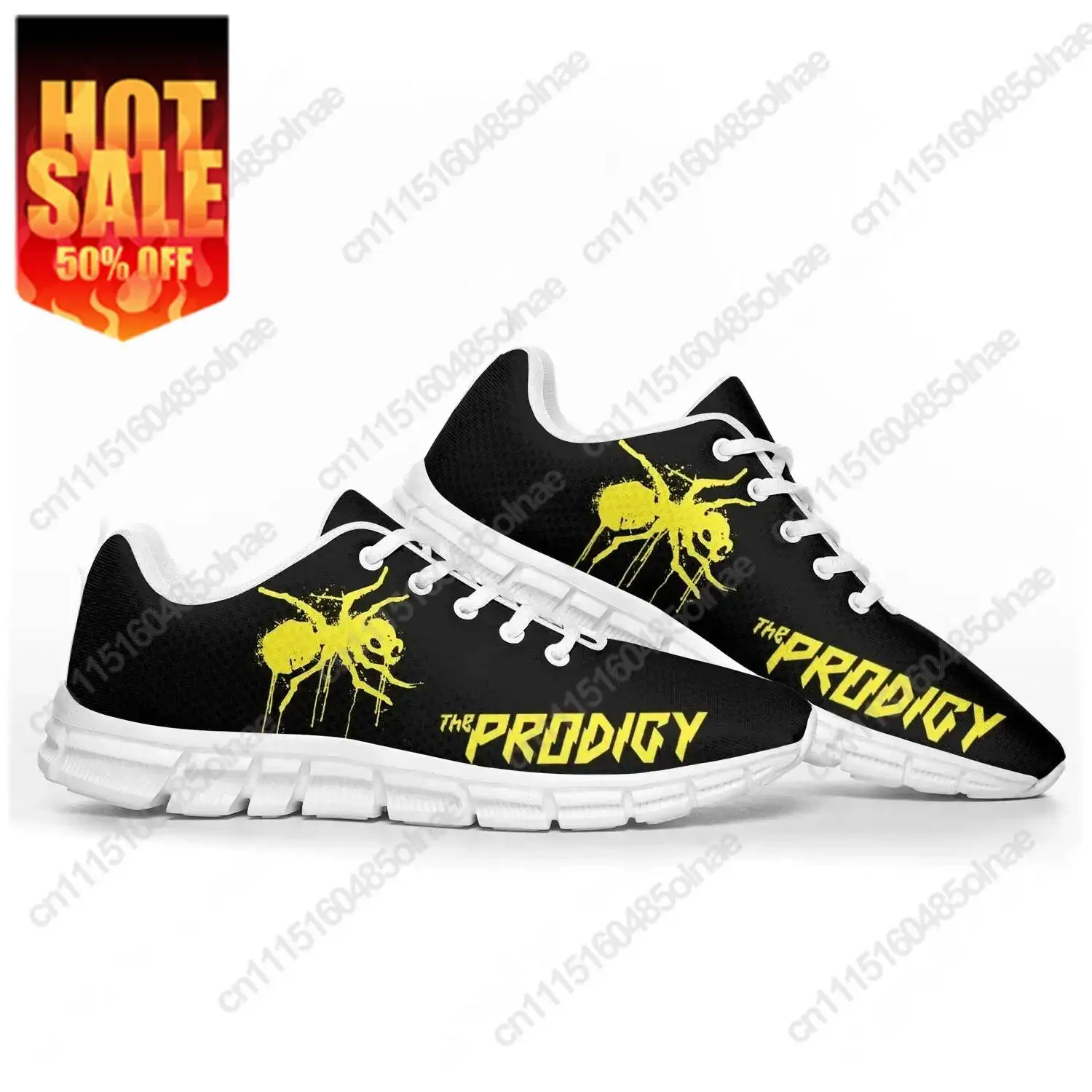 The Prodigy Rock Band Pop Sports Shoes Mens Womens Teenager Sneakers Casual Custom High Quality Couple Shoes White