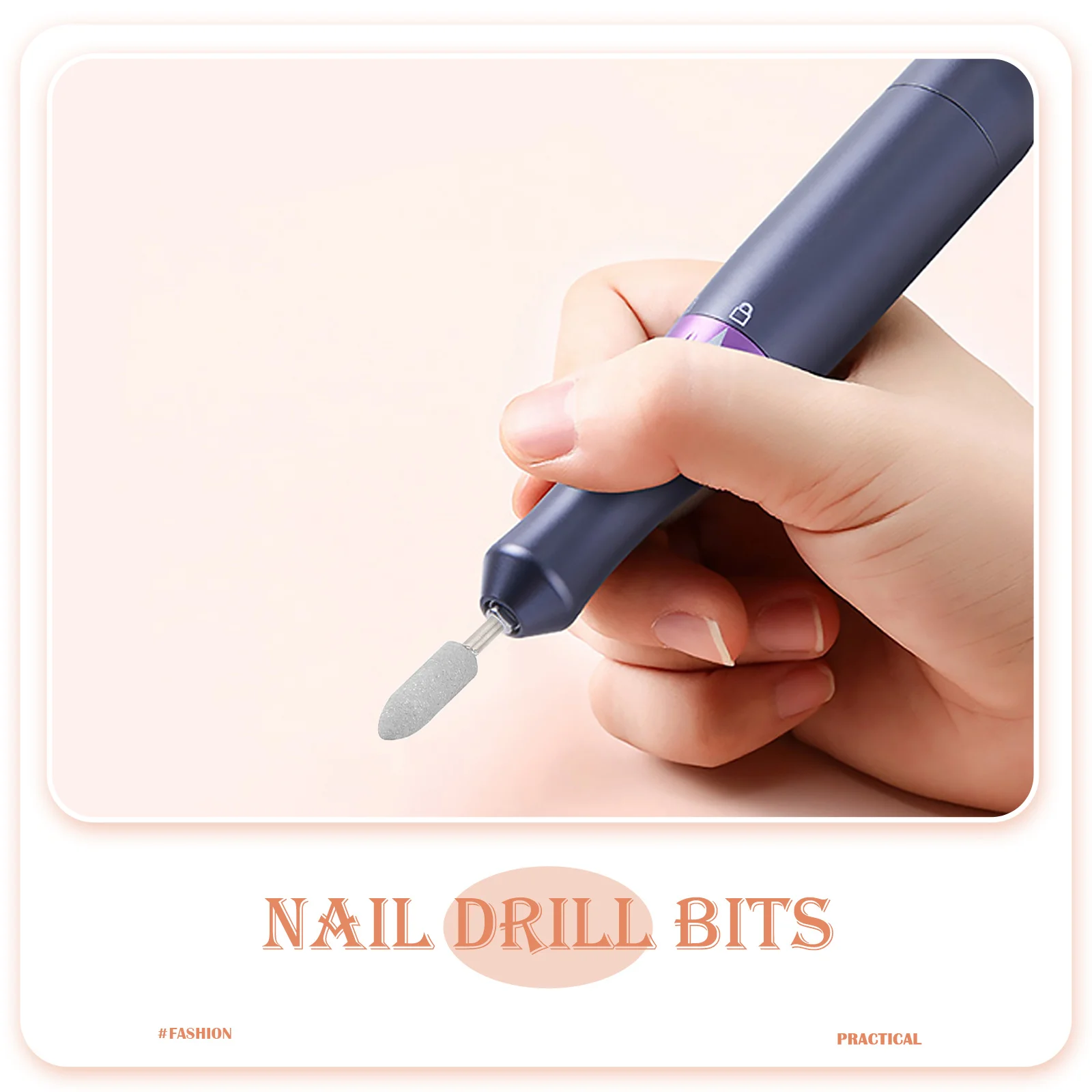 1 ensemble de forets à ongles en acier tungstène de qualité supérieure, outils de manucure pour Gel acrylique, polissage des ongles, sculpture, façonnage, pédicure