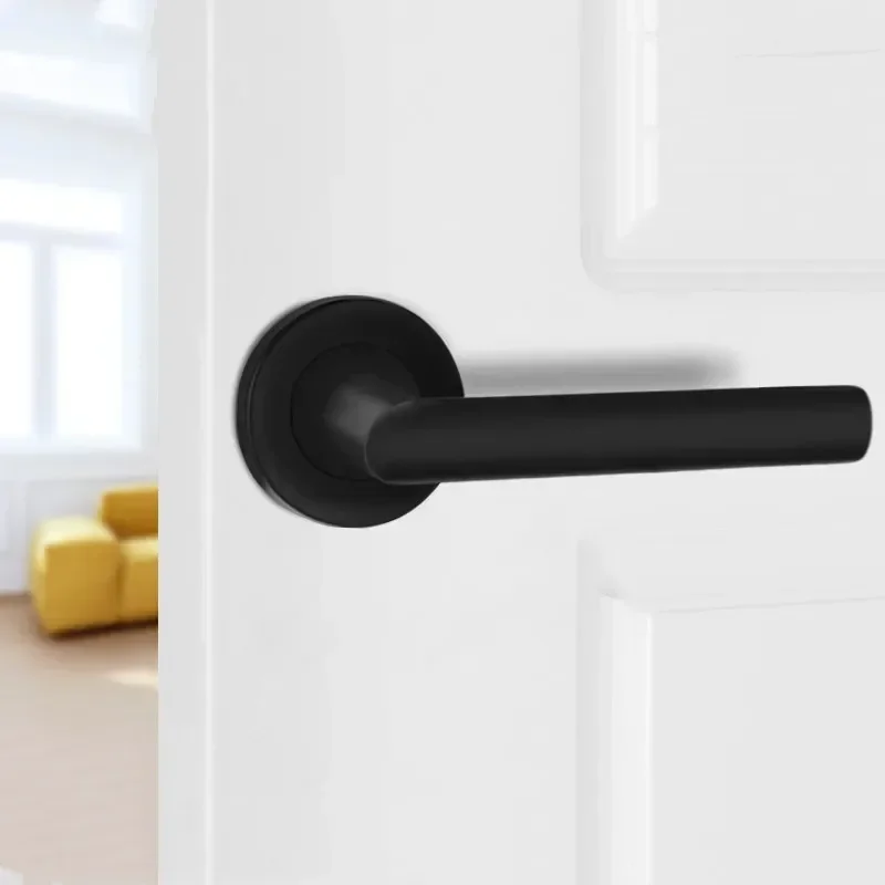 1Pc RVS Schuur Deurgrepen Interieur Achtergrond Muur Onzichtbare Deurklink Enkelzijdige Houten Deurknop Home Hardware