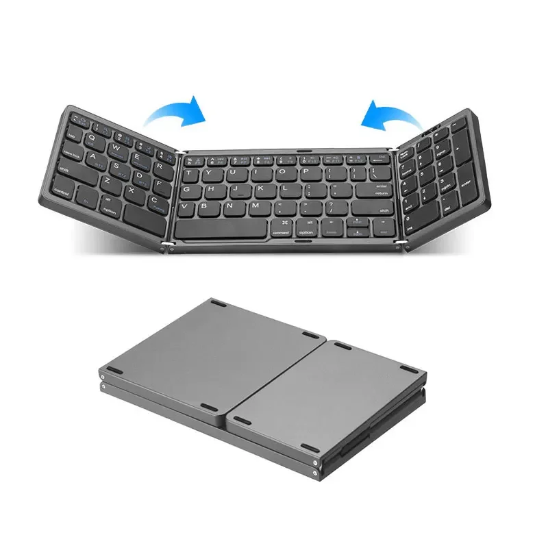 

Mini Portable Folding Keyboard Thin Wireless BT Number Keypad For Mac Windows Laptop Tablet Light-Handy Bluetooth-compatible