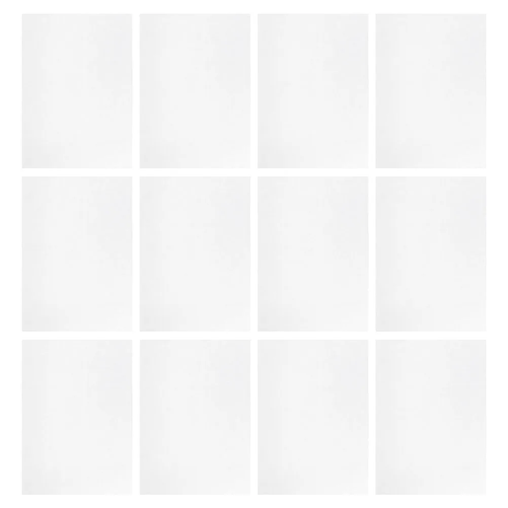 

12 Sheets Printable Heat Shrink Film Plastic Material Wrap Laminated Diy Craft Supply Kindergarten Thin Thermal