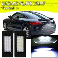 Luces LED de señal trasera para coche, luz de matrícula para Audi TT S TT RS 2008-2015 Canbus sin errores, 2 uds.