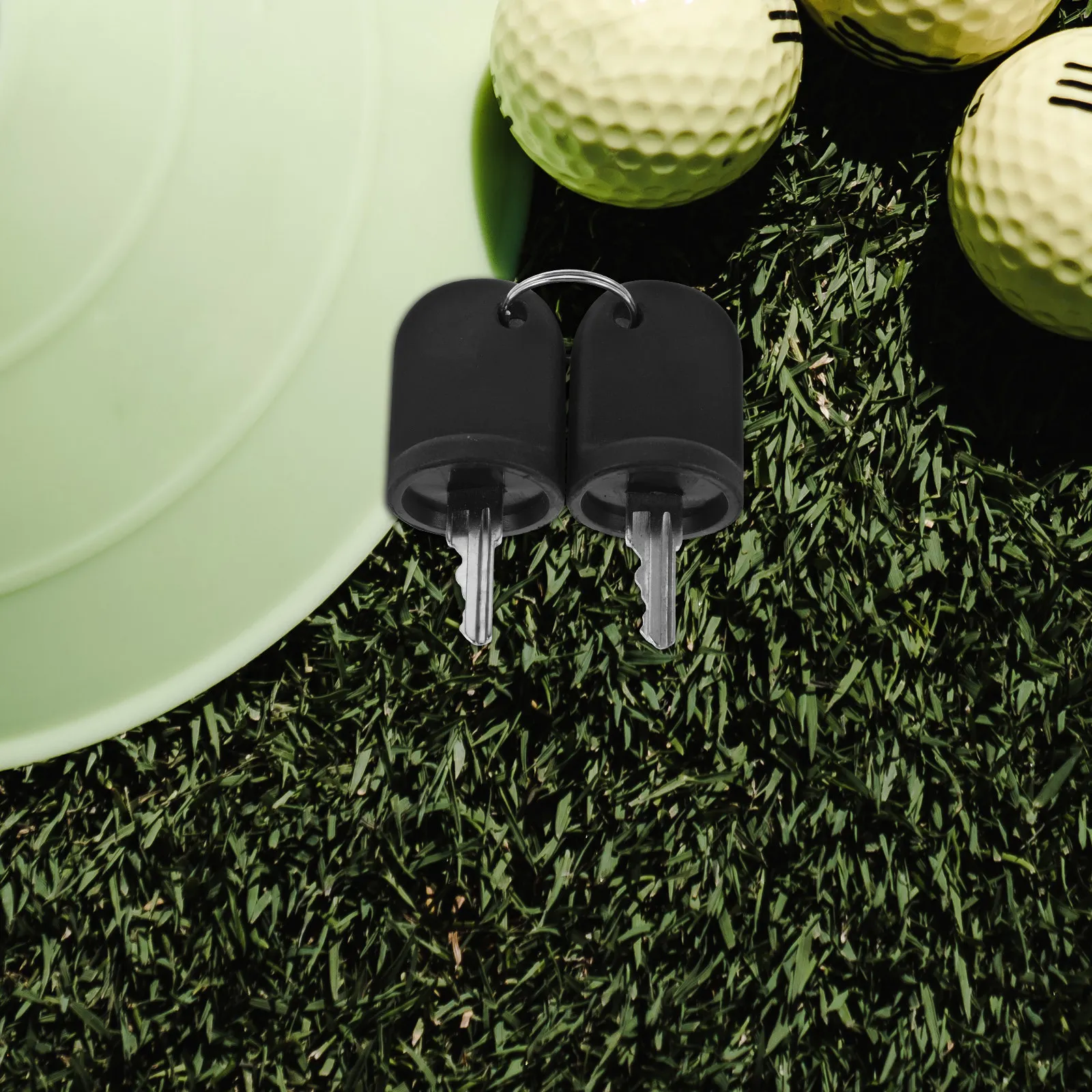 

2 шт. универсальные заменяемые ключи зажигания для гольф-каров, скутеров, электрических тракторов, черные