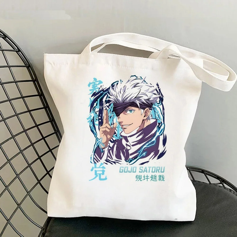 Toji Fushiguro tote bag y2k totebag foldable shopping woman