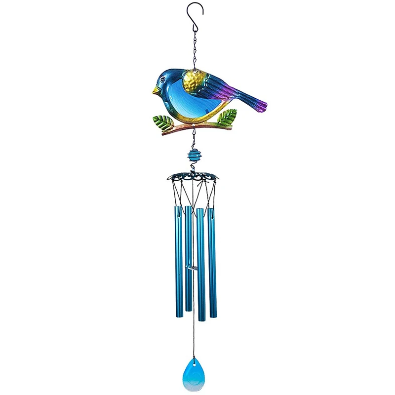 

Wind Chimes Outdoor Indoor Decor Windchime, Mobile Romantic Blue Bird Wind Chimes For Home Festival Garden Decoration