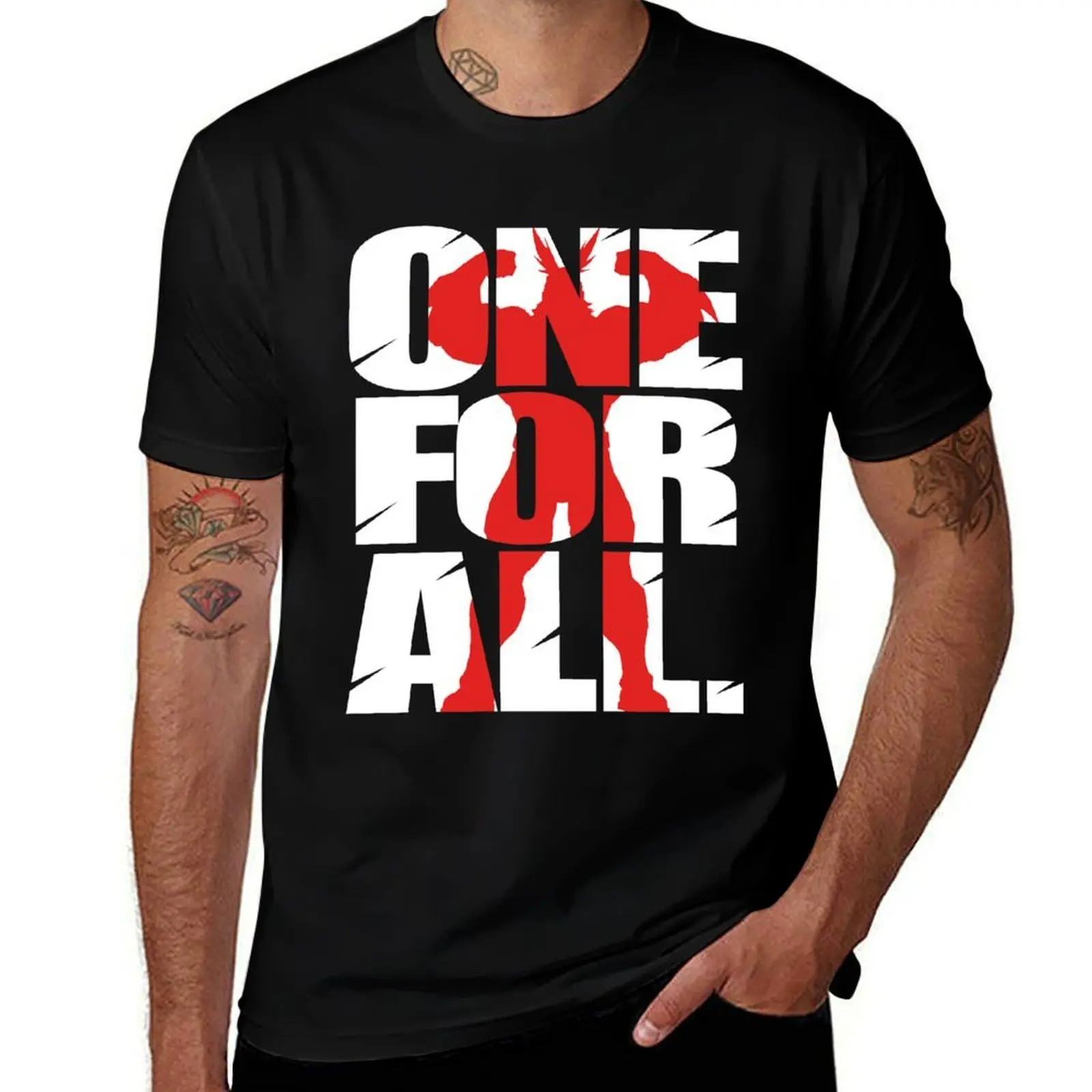 

man shirts T-Shirt shirt t man designer - shirt cotton One t printed man for all t All Might for