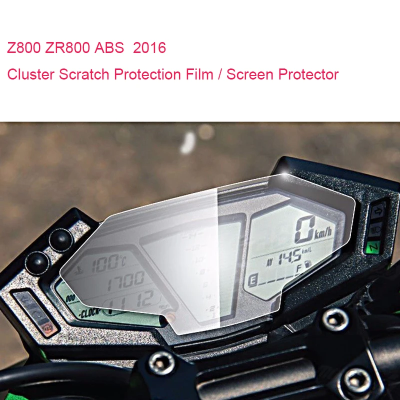 Motorcycle Transparent Crystal TPU Cluster Scratch Film Speedometer Screen Protector For Kawasaki Z800 13-16 ZR800 ABS 2016