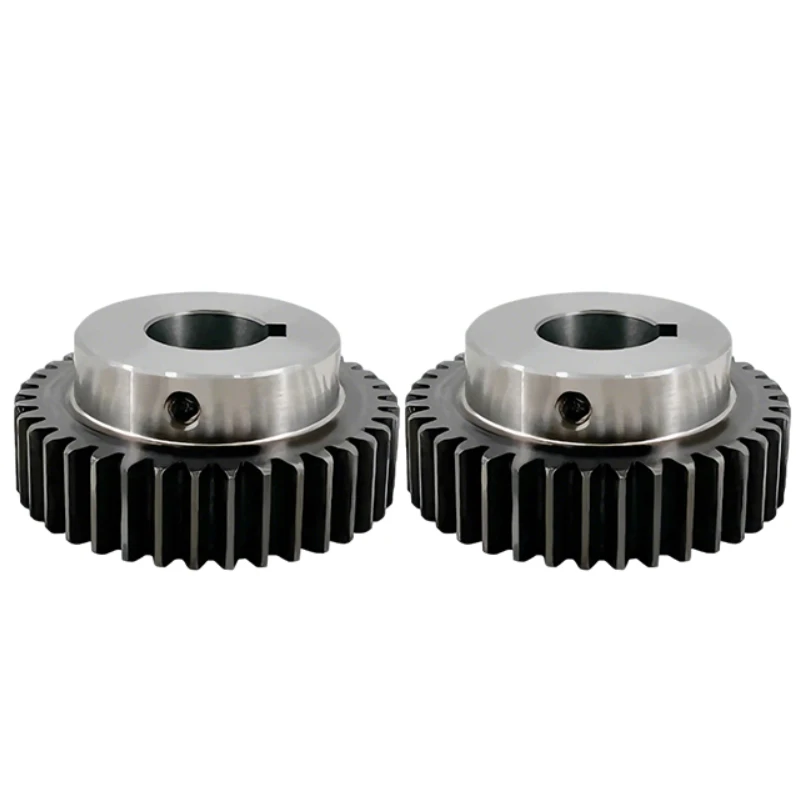 Module 1 60T Spur Gear 45# Carbon Steel Bore  8mm 10mm 12mm 14mm 15mm Low Speed Metal Drive Gear For Motors
