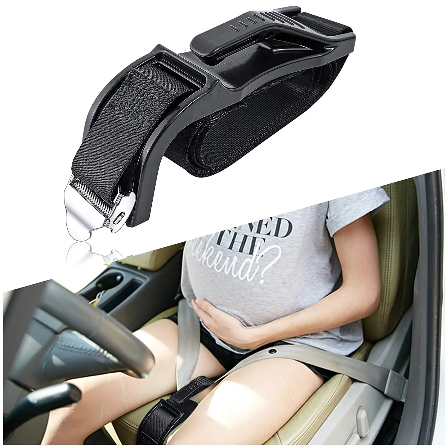 

Car Seat Safety Belt for Pregnant Woman Maternity Moms Belly Unborn Baby Protector Adjuster Extender Kit Automotive Accessories
