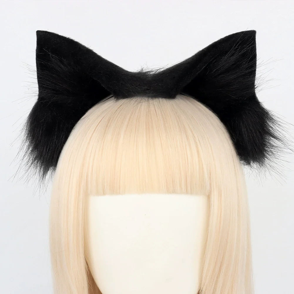 4-type Hot Anime Handgemaakte Puntige Nepbont Kat Oor Hoofdband Lolita Cosplay Leuke Meid JK Hoofddeksel Kat Meisje Haar Accessoire Voordelen