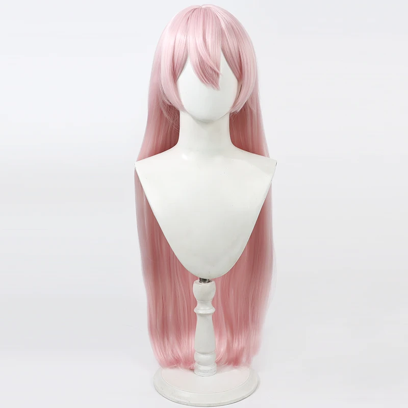 Kyouka Uzen Cosplay Wig Mato Seihei No Slave Pink Long Heat Resistant Synthetic Hair Halloween Party Role Play Carnival +Wig Cap