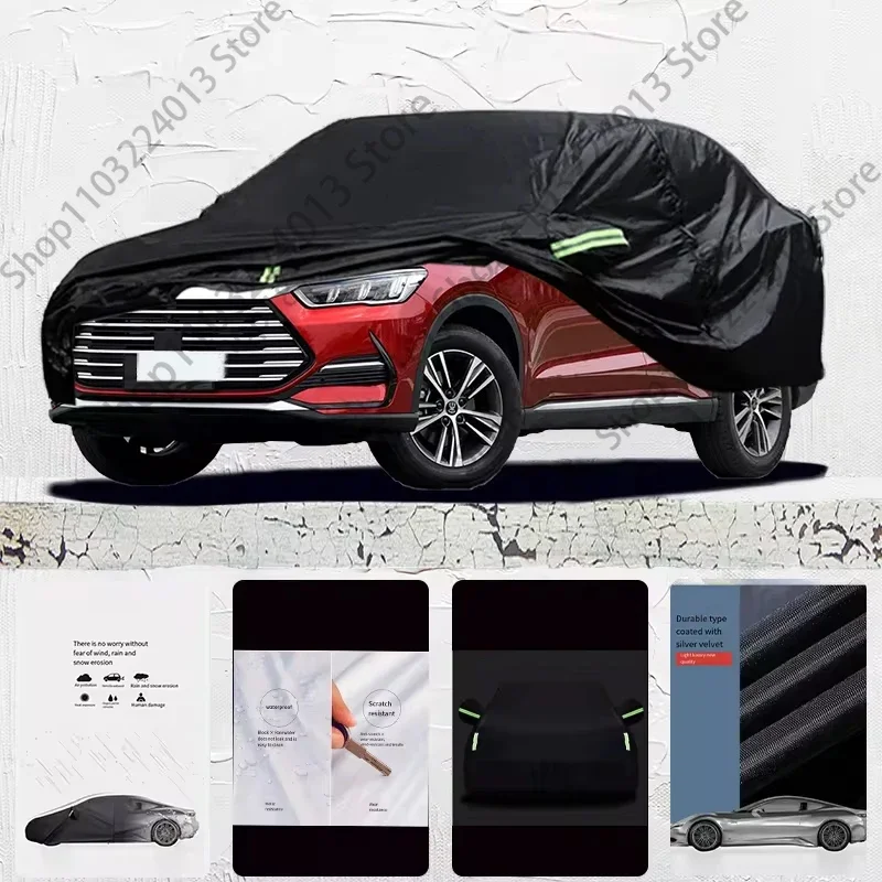 

For BYD Song pro Auto Anti snow Anti dust Anti uv Anti Frost Anti peeling paint And Anti Rainwater car cover Car cover black