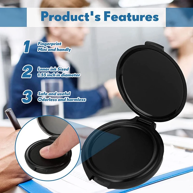 100 шт., чернильные мини-прокладки для отпечатков пальцев