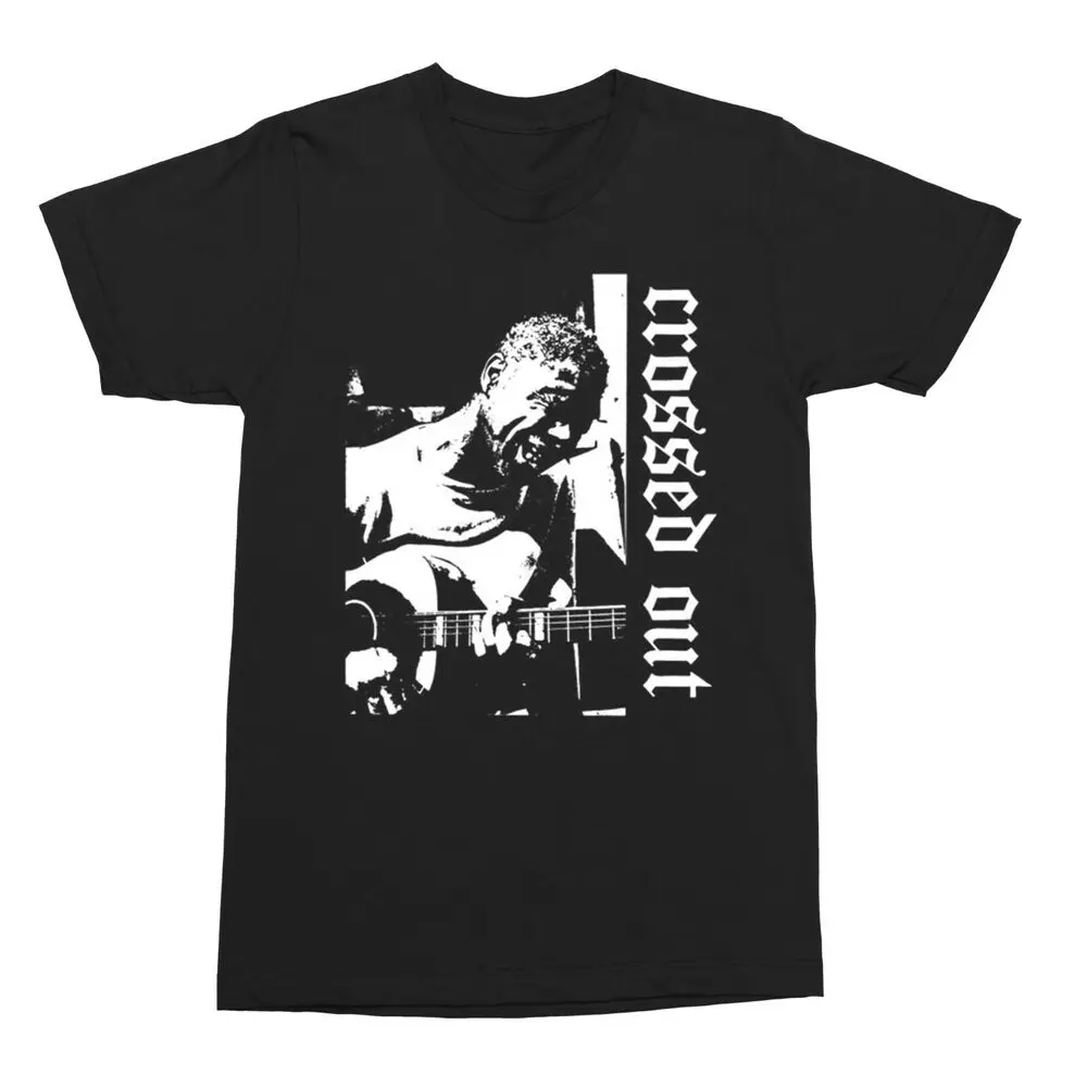 CROSSED OUT - Guitar Shirt - Punk,Infest, Power Violence, Grindcore, Hardcore  High Quality 100%Cotton Short Sleeve