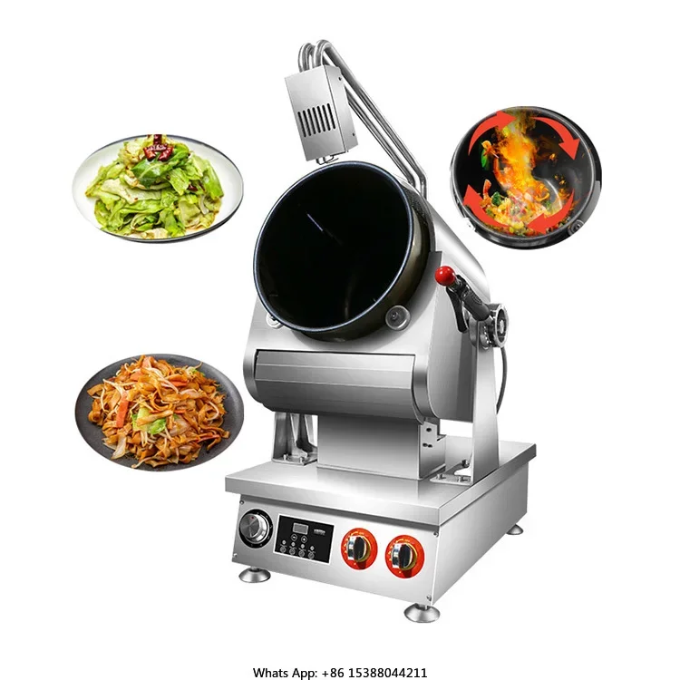 Leading Technology Food Cooking Machine Electric Automatic Intelligent Cooking Pot Robot