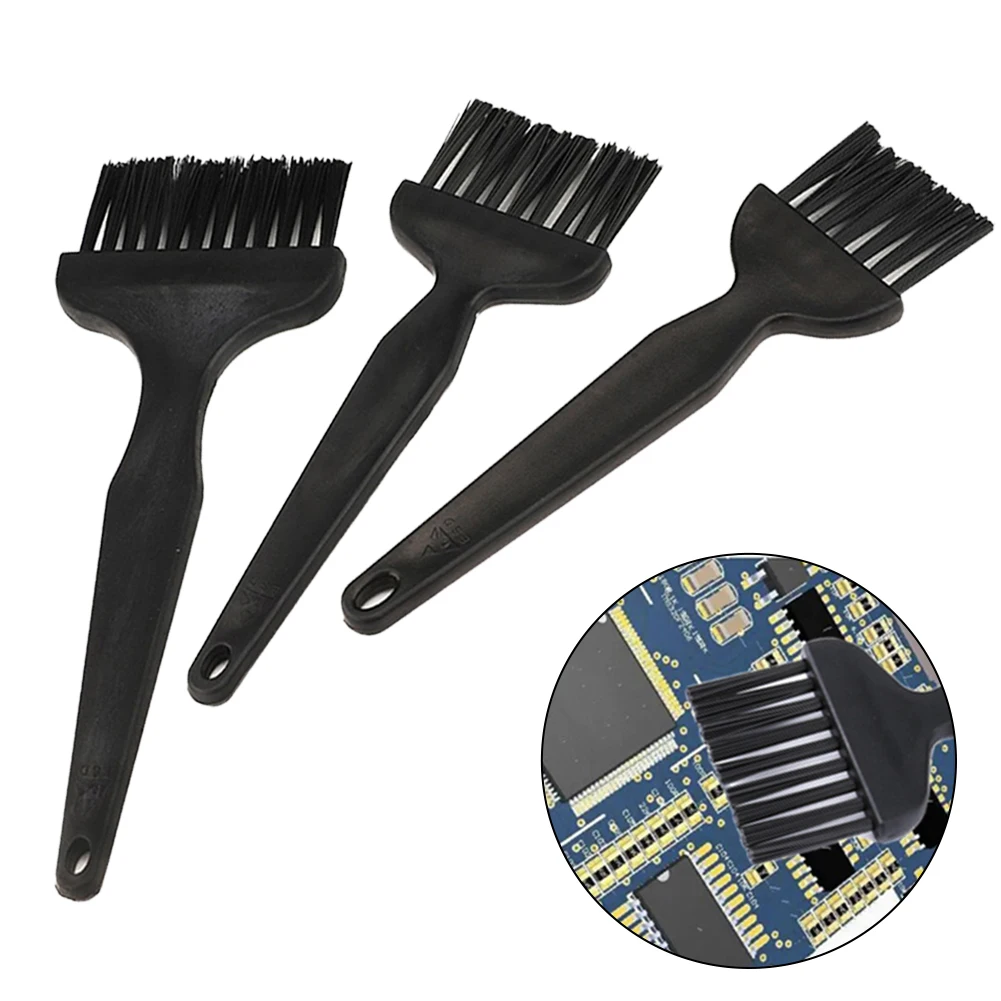 1/3pcs Brush For Dust Model Cleaning PCB Board Anti-Static Soft Brush Electronic Hairbrush Hand Tools Replacement Accessories