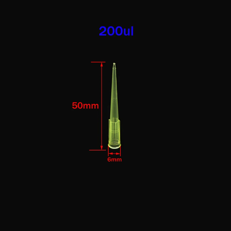 오토클레이브 가능한 실험실 피펫 팁, 플라스틱 피펫, 학교 교육 의료 용품, 10ul, 200ul, 1000ul, 5ml, 10ml