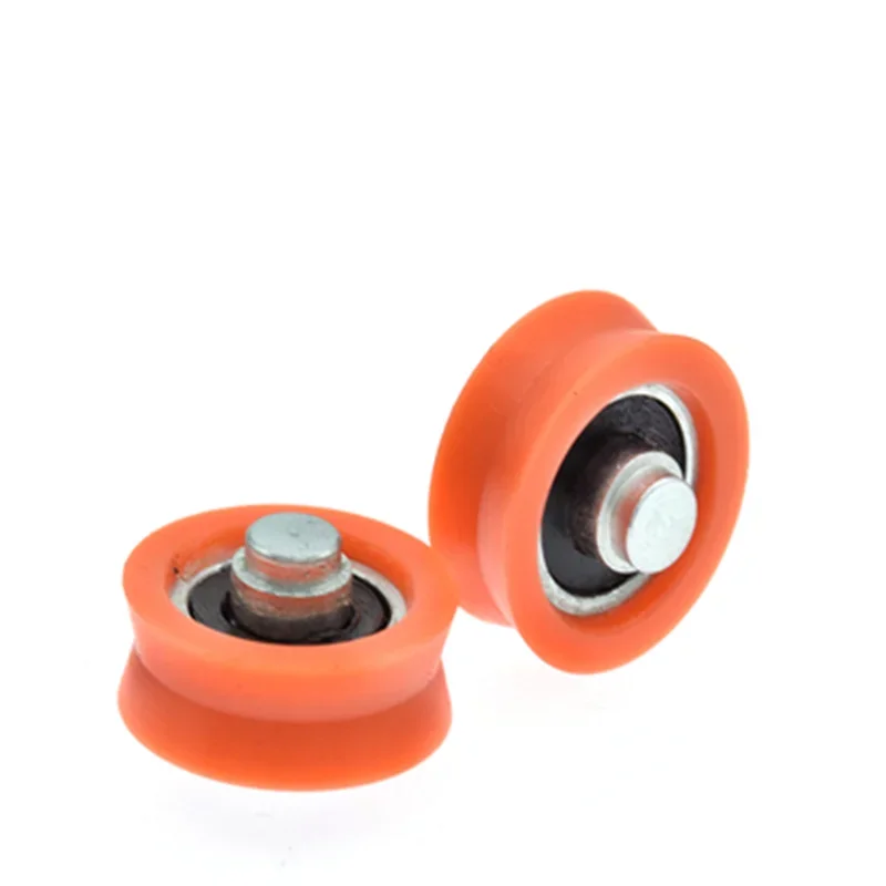 1pcs door and window pulley, non-standard V groove wheel, nylon POM polyformaldehyde bearing wheel  6*21*7-13mm