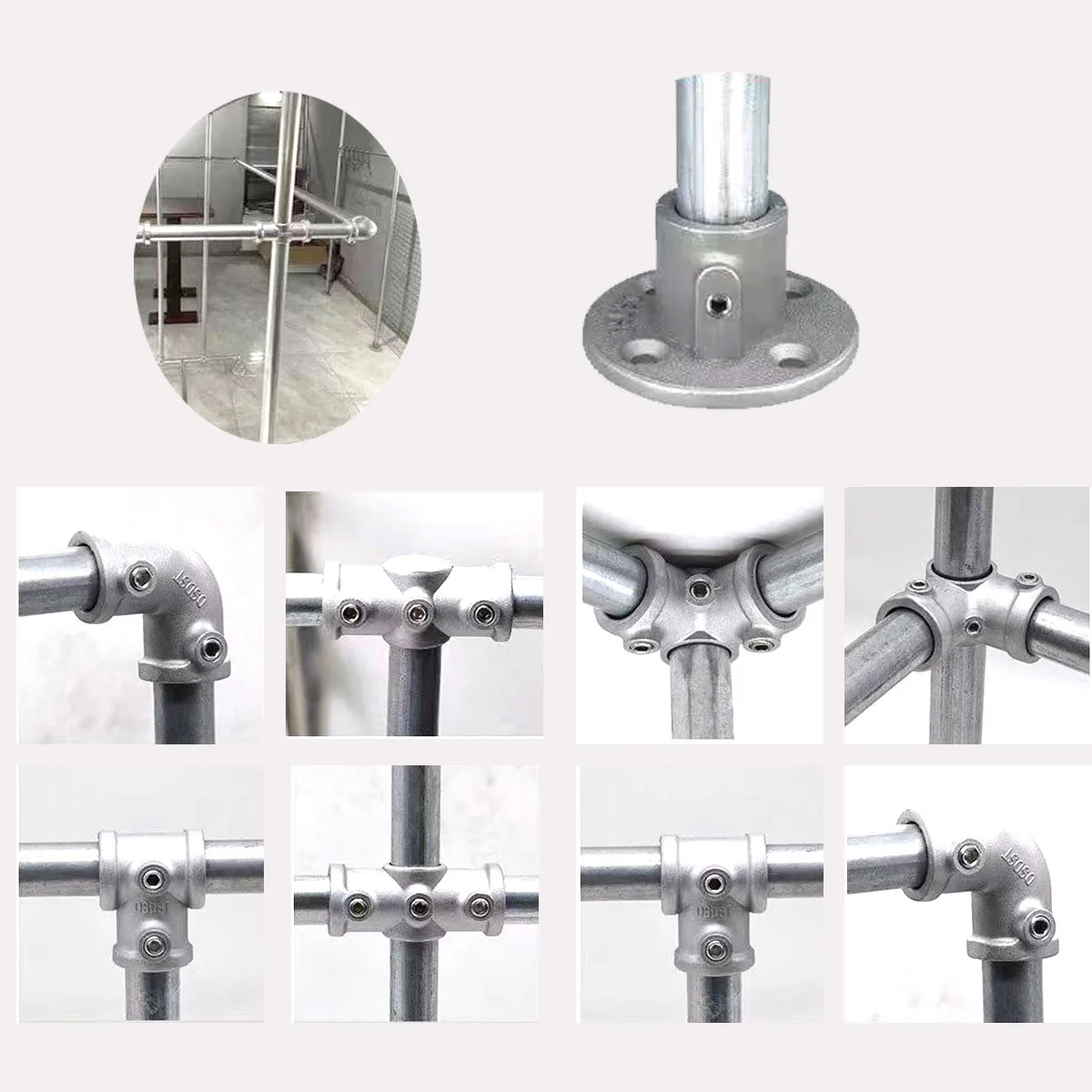 

Соединитель из алюминиевого сплава, плоский трехмерный Фиттинг для соединения, соединительная часть стальной трубы, детали полки, 20 мм