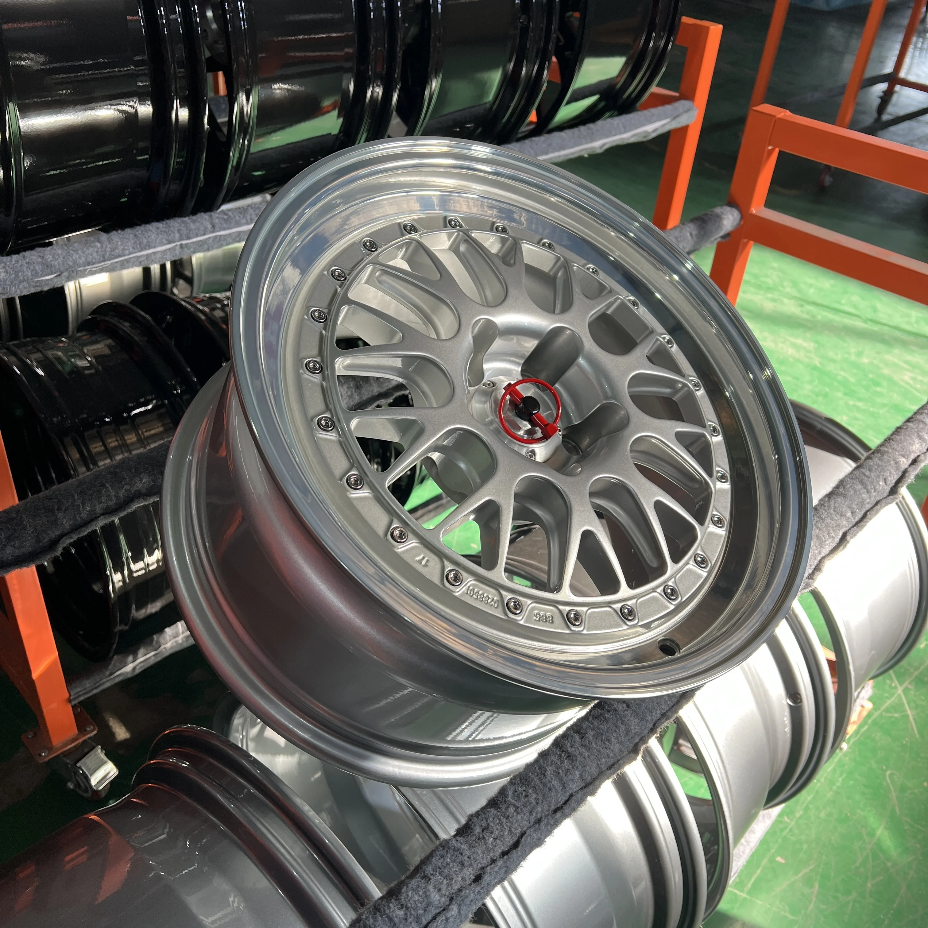 Forged Racing Car Wheels 18-20 Inches 5x120 Polished Brushed Silver Compatible E46 M3 E90 M3 E92 M3 F80  F82 M4 E88 Models