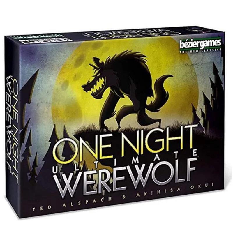 English board game toy One Night Ultimate Werewolf card games party games 2-8 friends playing card board games