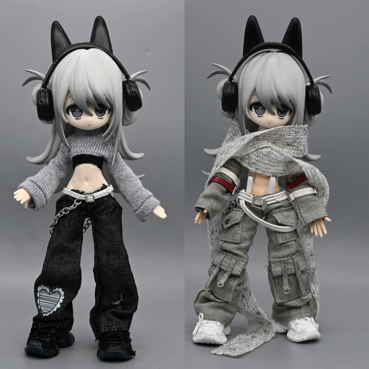 

【15days made】 1/12 Scale Soldier Fashionable Cute Two Style Set Butterfly For Asi3 Action Figure Model DIY