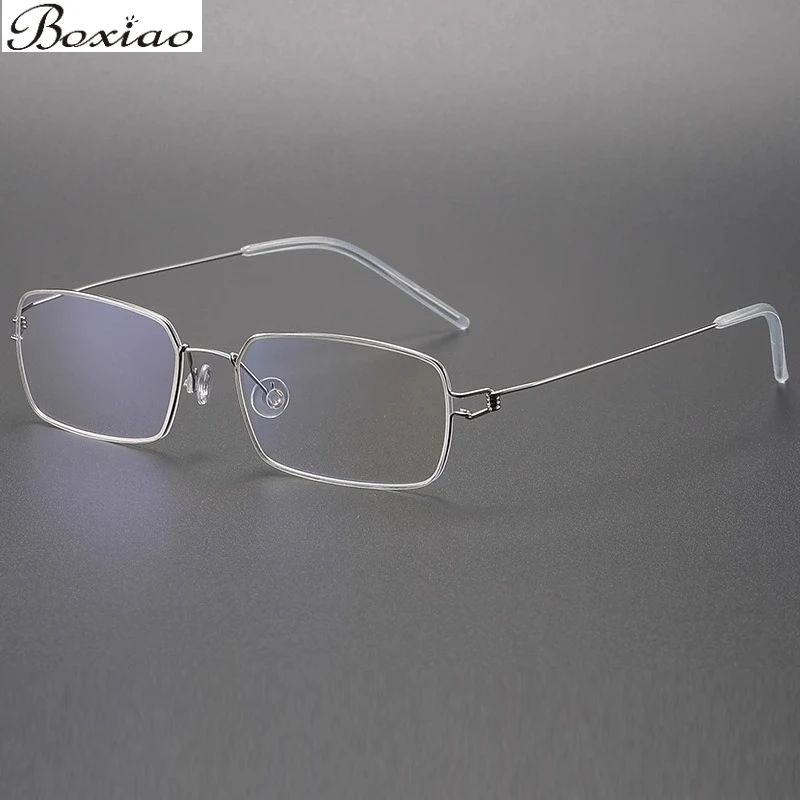 

Лаконичный датский дизайн, квадратная оправа для очков ручной работы в стиле Lind накаливания для мужского бизнеса с оправой для очков для близорукости