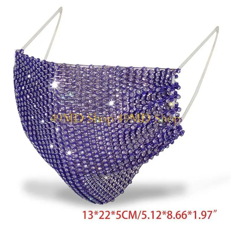 49md Masque en maille en forme paille