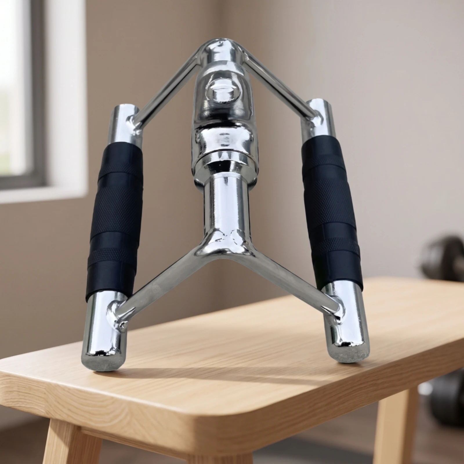 Rotating V Handle Chrome-Plate - Home Gym Usa review and price
