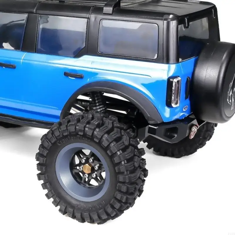 

Set of 4 Remote Control Wheel Tires for Crawlers 1/18 Car Model Rubber Wheel Tires for Remote Control Accessories P31B