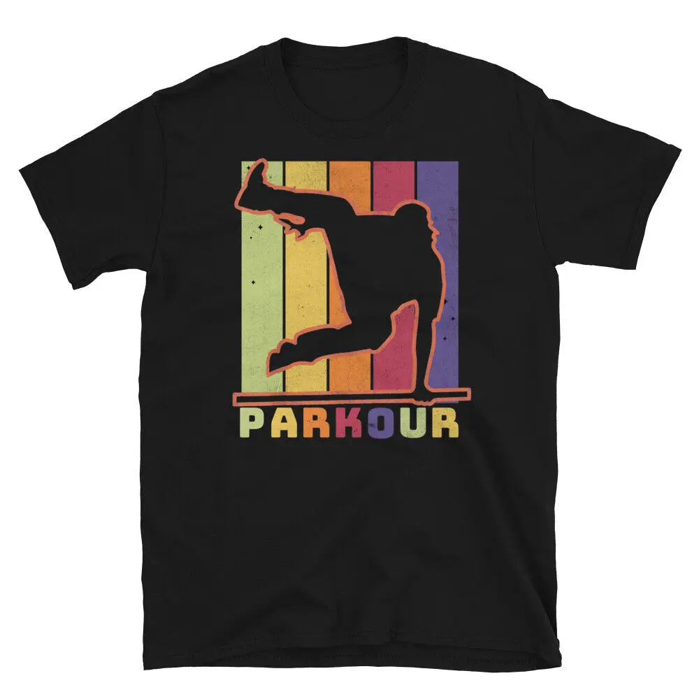 Parkour T-Shirt, Free Running Men's Athletic Performance Sports Tee