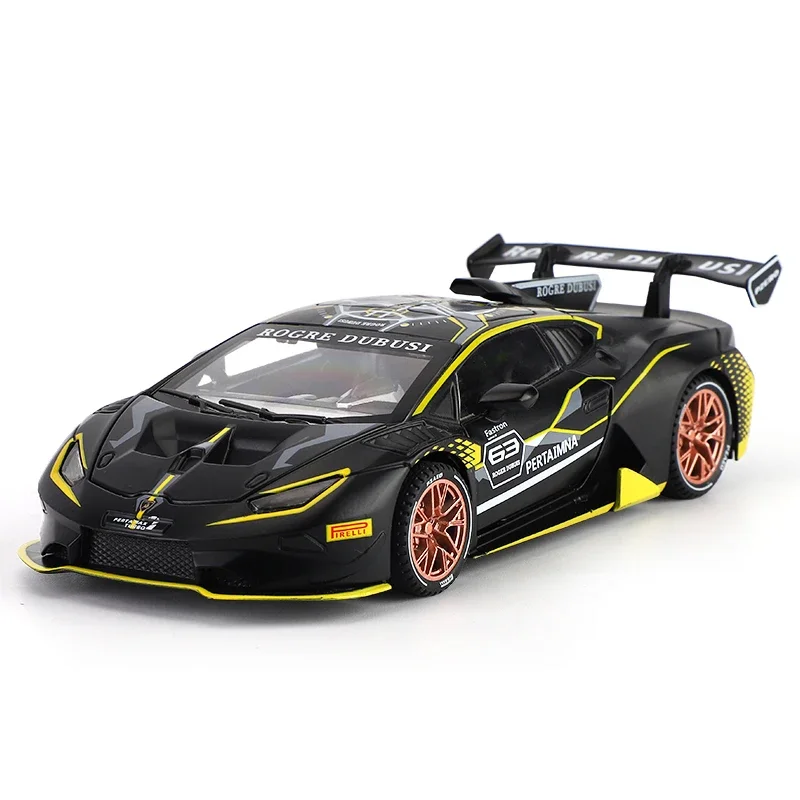 1:32 Lamborghini Huracan ST EVO Legering Diecast Model Auto Geluid Licht Trek kinderen Speelgoed Collectibles verjaardagscadeau