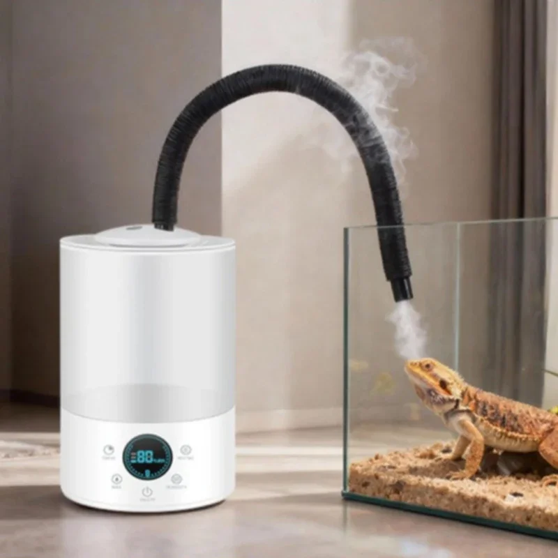 Reptile Humidifier Turtle Chameleon Lizard Terrarium Fogger Large Capacity Silent Adjustable Plant Humidifiers Reptile Nebulizer