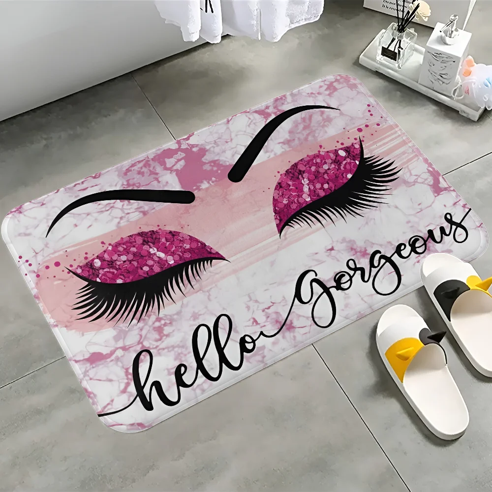 Eyelash Decorative DIY Sticky Poster Fancy Wall Sticker for Living Room Bar Decoration Wall Decor