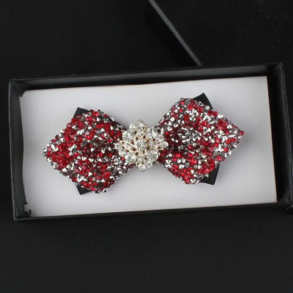 ربطة عنق متألقة مرصعة بأحجار الراين وضيقة قابلة للتعديل وربطة عنق رسمية متعددة الاستخدامات لتزيين مكتب مأدبة الأعمال المطابقة #5