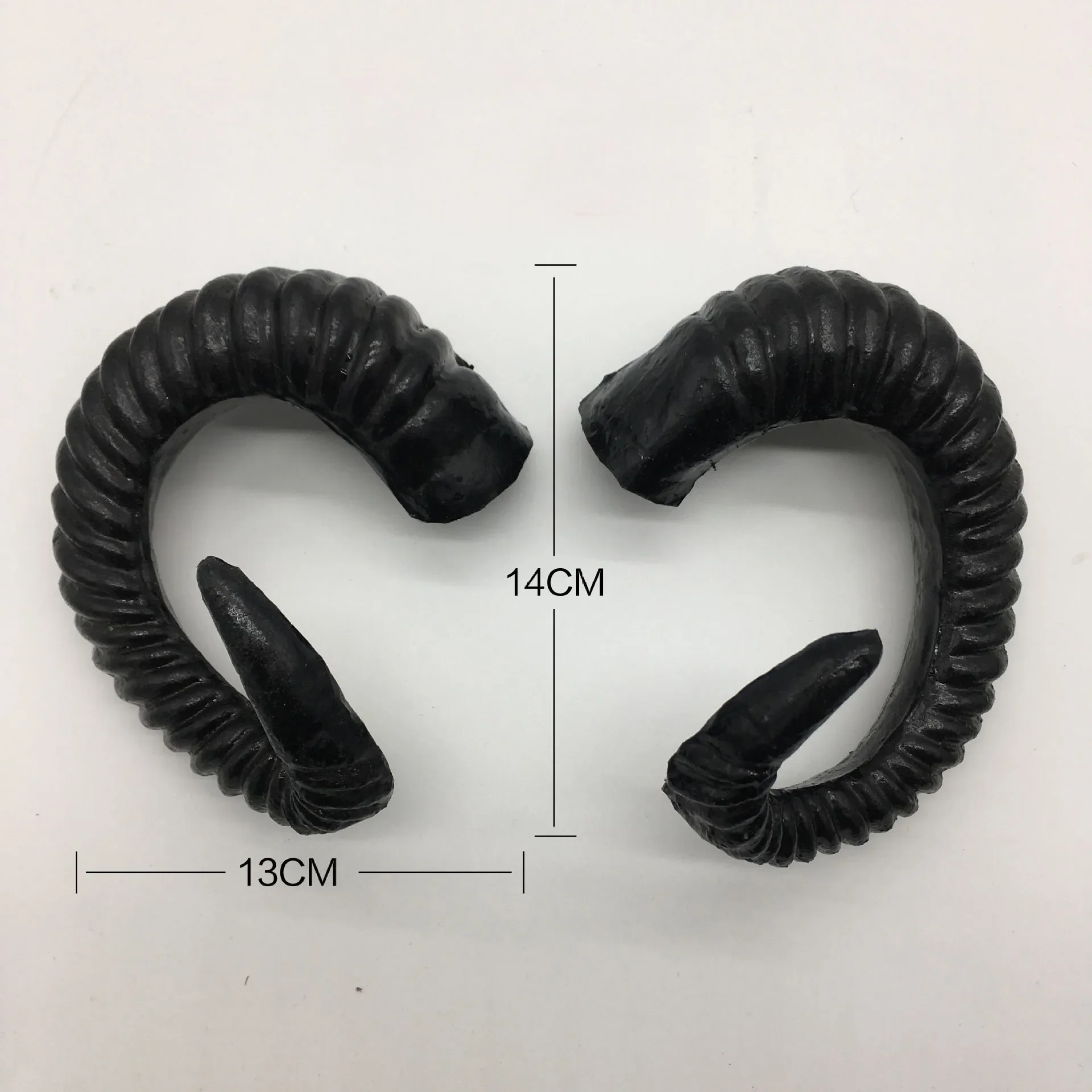 Czarne białe rogi owiec opaski do włosów imitacja kozy róg uszy sztuczne Anime przebranie na karnawał Halloween boże narodzenie