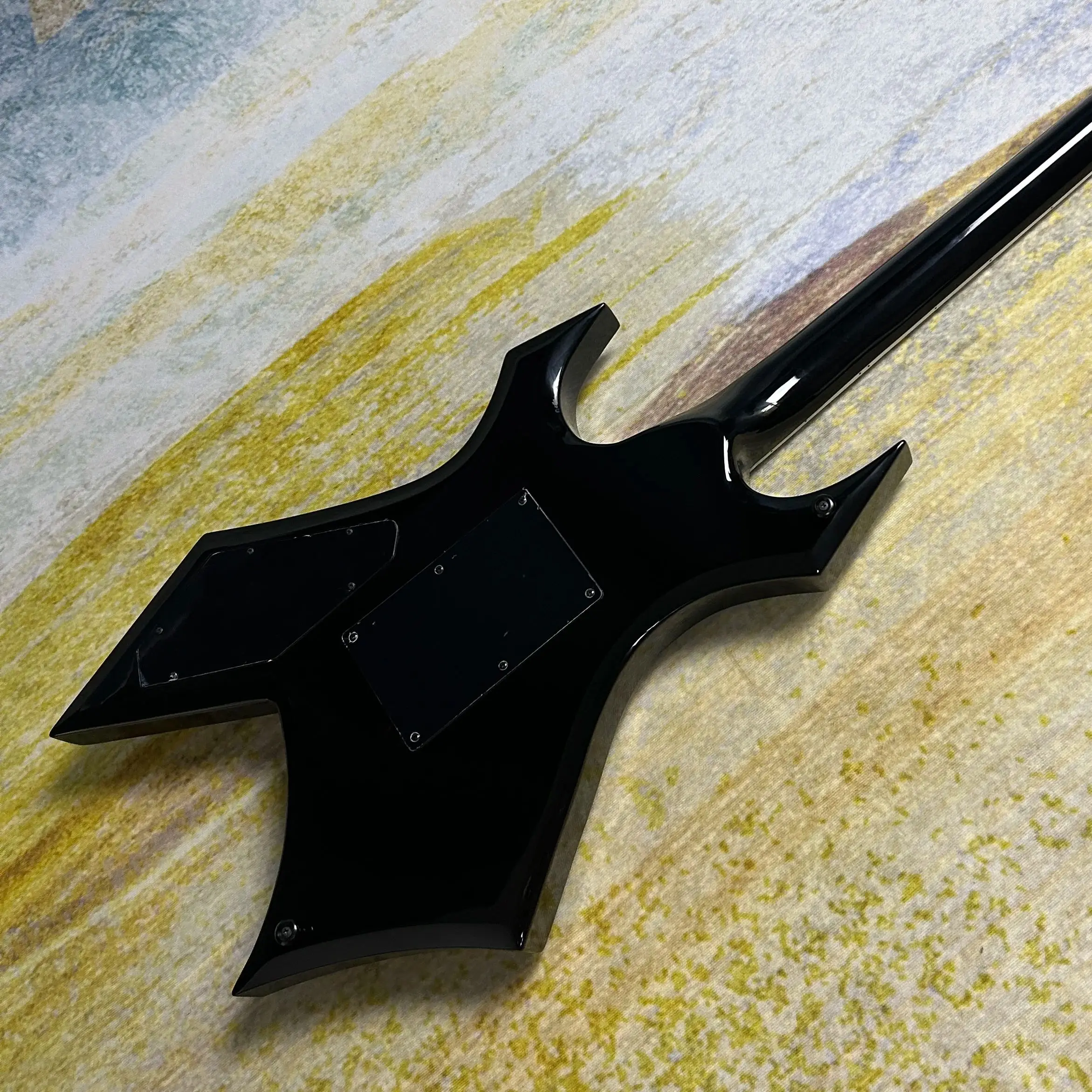 القيثارات الكهربائية فلويد روز فيبراتو جسر قفل سلسلة الجوز الماهوجني الجسم نسخة B.C.Rich #2