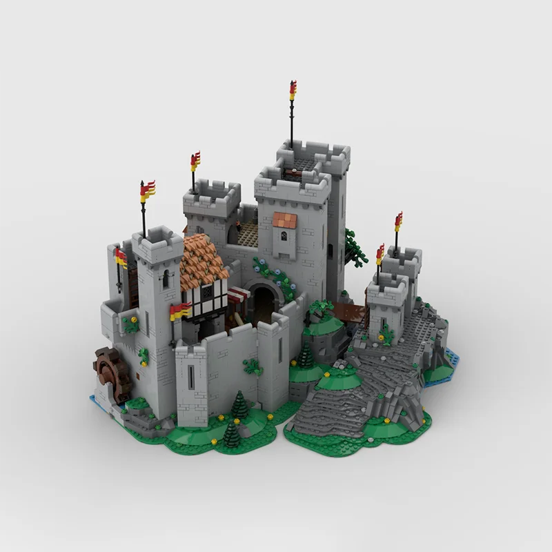 983 ピース MOC フロントタワー 10305 拡張 |   モジュラーキャッスルフロントタワー拡張 |   モデルビルディングブロック |   誕生日のおもちゃのギフト