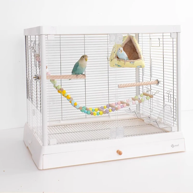 Outdoor Palomas Parrot Cage Feeder Passaros Budgie Rabbit Birdcage Accessories Cover Gaiola Para Passaros Pet Furniture CY50BC