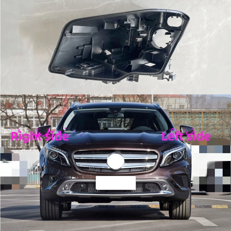 

Headlight Base For Mercedes Benz W156 GLA 2015 2016 2017 Headlamp House Car Rear Base Front Auto Headlight Back House