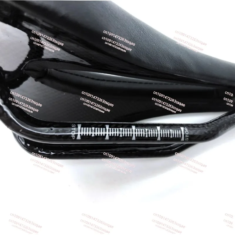 Full Carbon Fiber Mountain Bike Saddle Road Bike Seat Cushion Bicycle Seat Cushion Comfortable Leather Seat Bag Power Model