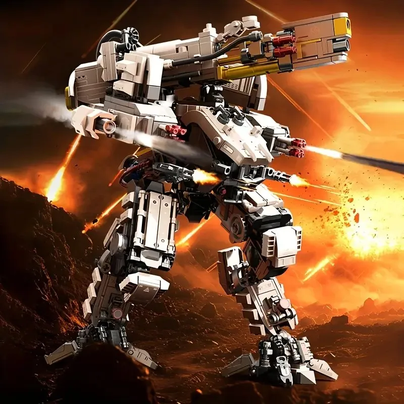 

1000pcs Interstellar Sci-Fi Assembling Toy, Mech Assembly Brick Set，Movie Theme, Mech Theme, Abstract Design Gift for Birthday