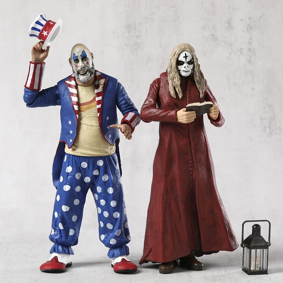 NECA House of 1000 Corpses Otis Driftwood / Captain Spaulding экшн-фигурка из ПВХ Коллекционная модель игрушки подарок