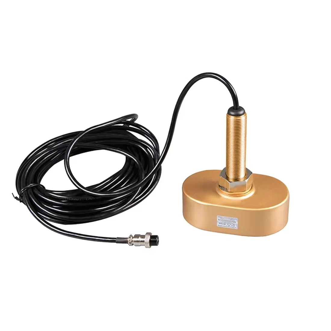

MD-37 Transducer 1200W Bronze Thru Hull 6Pin 8 9 10Pin with Cable 10M Fish Finder Bronze For ONWA Furuno Gamin plug
