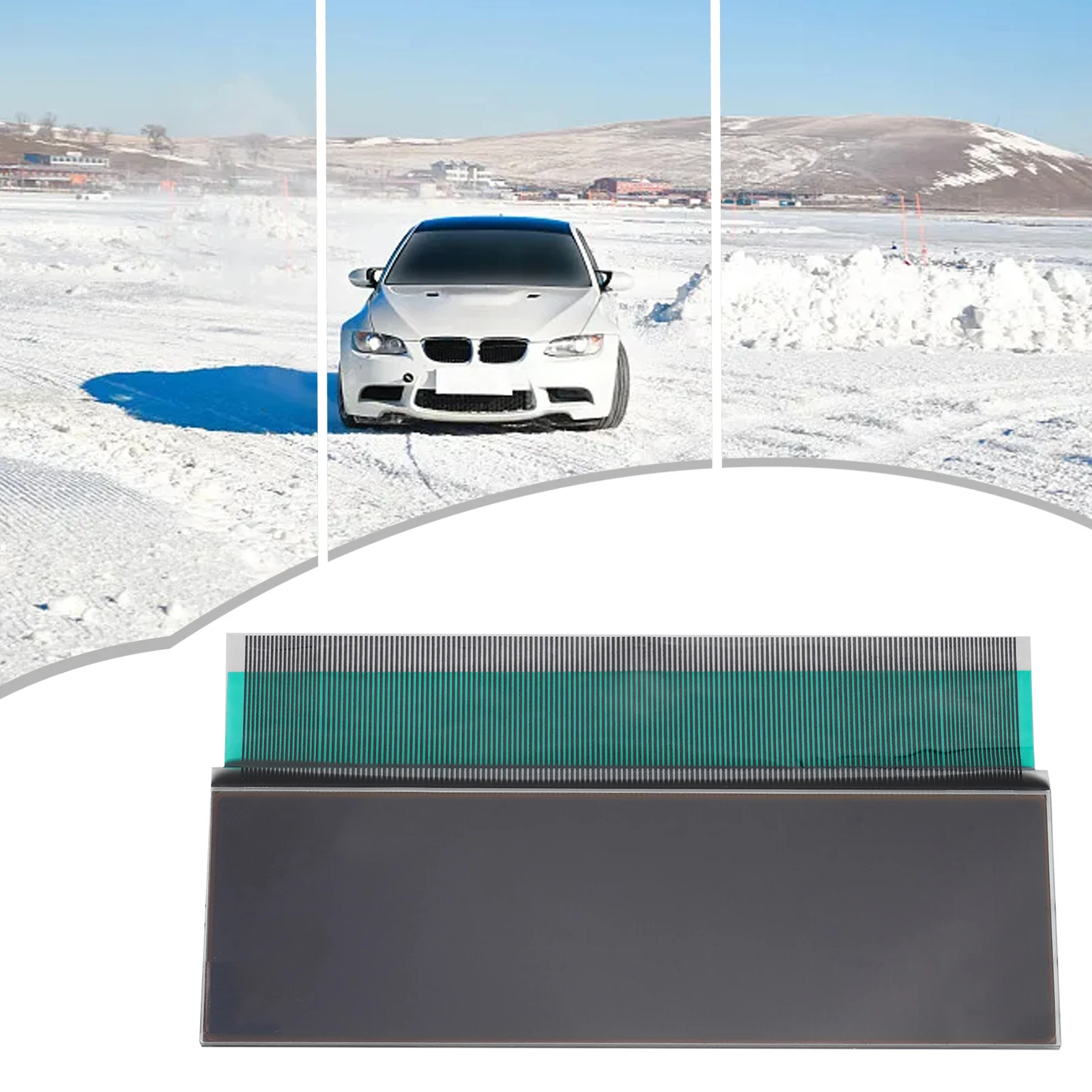 

Car LCD Screen LCD Screen Display Broken Replacement White+black Direct Replacement Easy Installation Glass Material