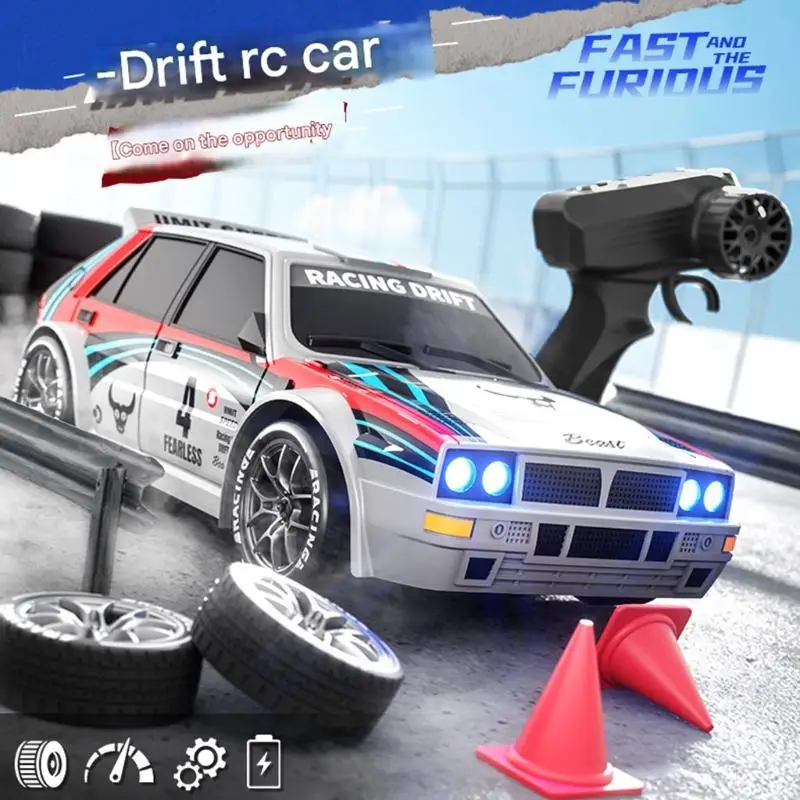 High Power 4WD 1:24 Scale Remote Drift Car With Multiple Speed Mode Metal Frame Rechargeable Battery For Adventure A2UB